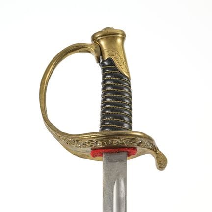 Espada de oficial francesa, modelo de 1845.  

Fra