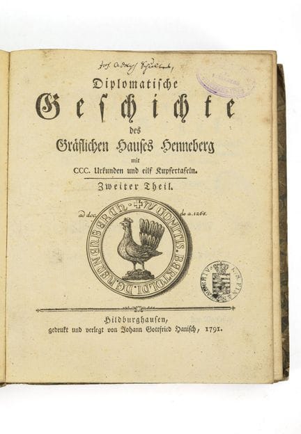 SCHULTES,  Johann Adolph  
 

 
"Diplomatische Ges