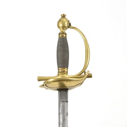 Espada de oficial de infantería.  

Hoja con las m