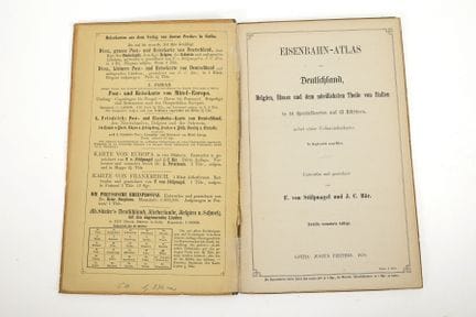 "Eisenbahn Atlas von Deutschland, Belgien, Elsass 