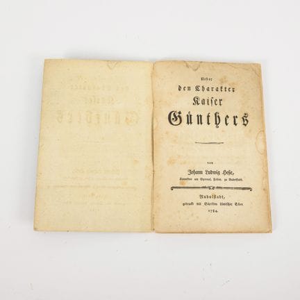 HEßE,  Johann Ludwig  
 

 
"Über den Charakter Ka