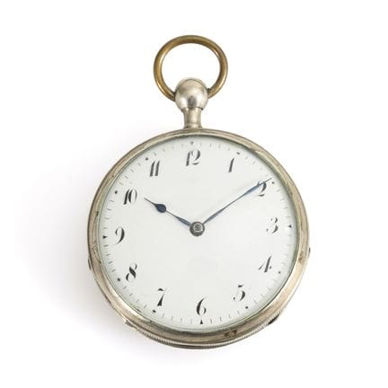 Spindle pocket watch with repeater.  
 

 France o