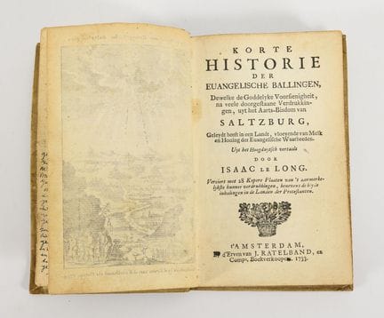 "Korte Historie der evangelische Ballingen, Dewelk