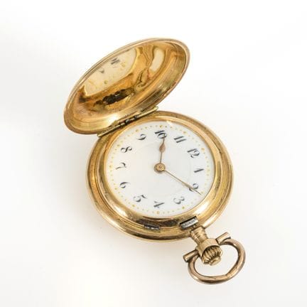 Golden ladies' pocket watch. Probably by N. Blancp
