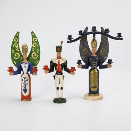 3 figuras de candelabros. Taller de Helmut Kempe, 