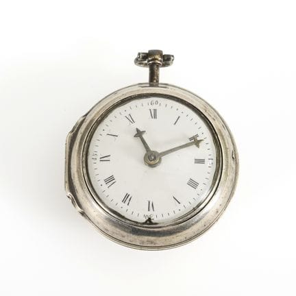 Baroque spindle pocket watch.  

 
 

Movement sig