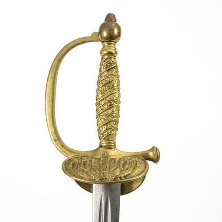 Espada de la Gendarmería francesa, modelo 1872.  
