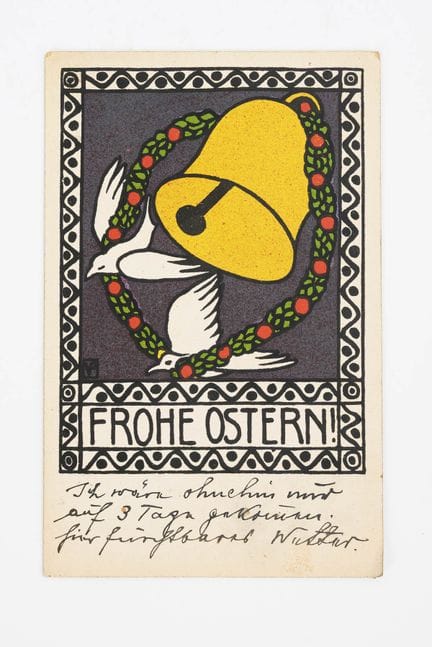 Wiener Werkstätte 

Tarjeta «Feliz Pascua» 

 
 

