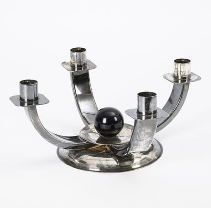 Candelabro Art Déco. Fábrica de artículos de metal