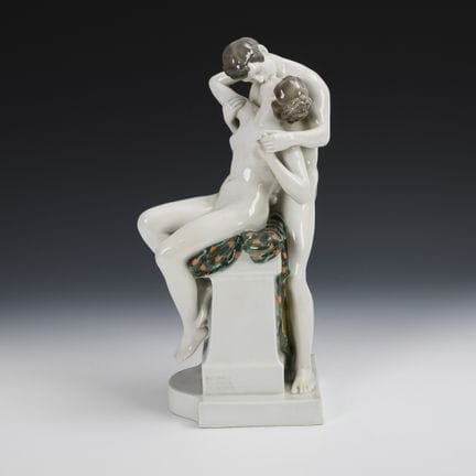 Sculpture Art nouveau : « Le printemps de l'amour 