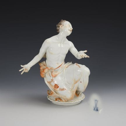 Figurine Art déco : garçon. Meissen.  

Marque de 