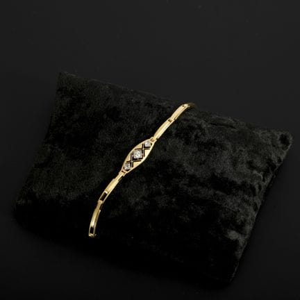 Russisches Jugendstil-Armband mit Altschliff-Brill