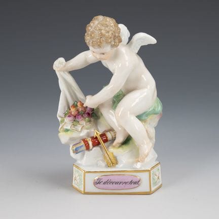 Moneta commemorativa. Meissen.  
 

 Spade con pom