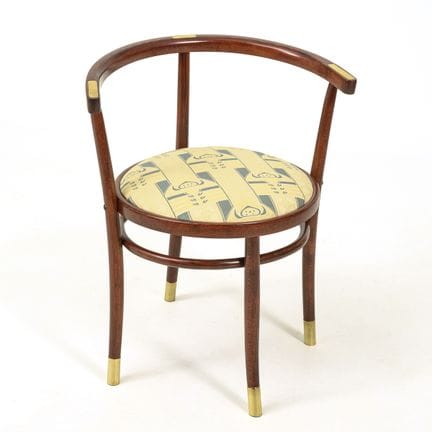 Fauteuil en bois courbé.  

Marque déposée « Jacob