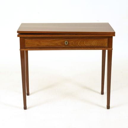 Biedermeier-style console folding table.  
 

 19t