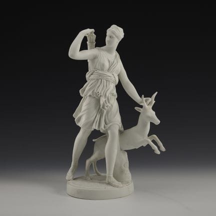 Diana with a Roebuck. Sèvres.  

Embossed mark, 2n
