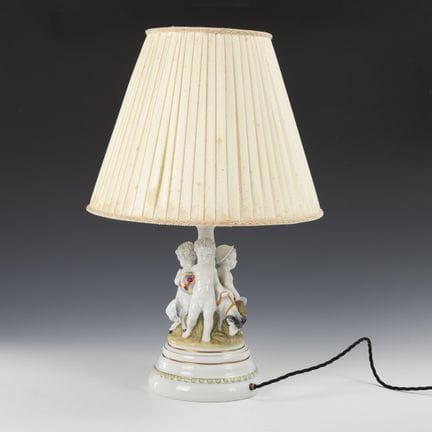 Lampe figurative de style Art nouveau « Printemps 