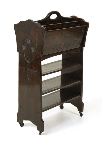 Art Nouveau newspaper stand.  
 

 Circa 1900–1920