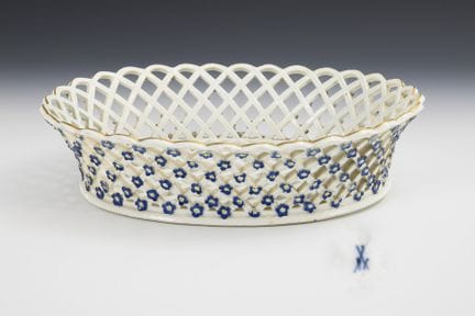 Cesto barocco. Meissen.  
 

 Marchio della spada,