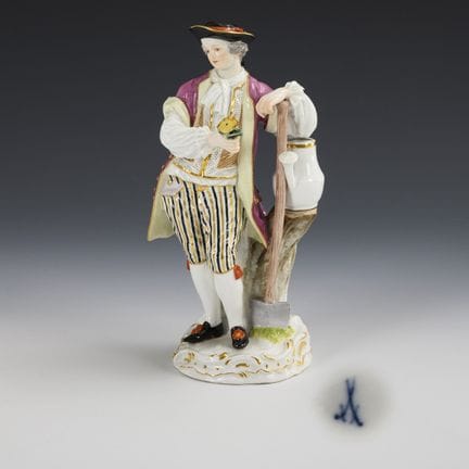 Gärtner. Meissen.  

Spade con pomello, dal 1850 a