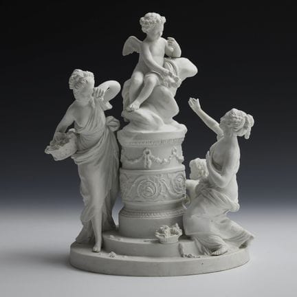 Ensemble en biscuit : Le triomphe de l'amour.  
 
