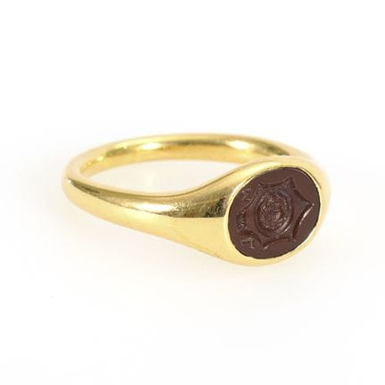 Replica dell'anello con sigillo di Martin Lutero. 