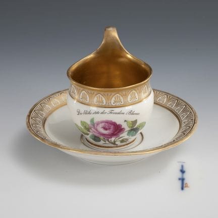 Tazza dell’amicizia. KPM Berlino.  
 

 Marchio de