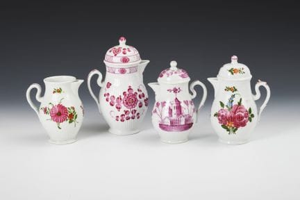 4 Birnkannen. Tettau.  
 

 T-Marke, 1794-1885. 
 