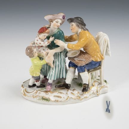 Famiglia di contadini. Meissen.  
 

 Marchio “Sch