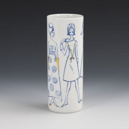 Vase de la maison de mode Heinz Bormann. Meissen. 