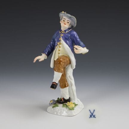 Contadino danzante. Meissen.  

Marchio a forma di