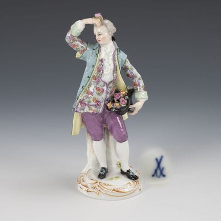 Gärtner. Meissen.  

Spade con pomello, dal 1850 a