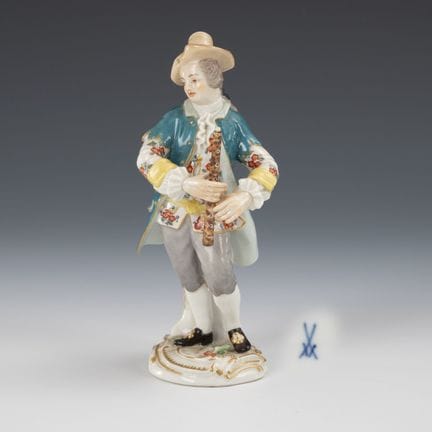 Clarinettista. Meissen.  
 

 Marchio a forma di s