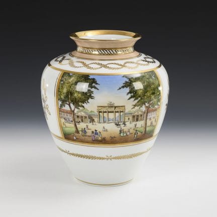 Grande vaso panoramico “Berlino”. Hutschenreuther.
