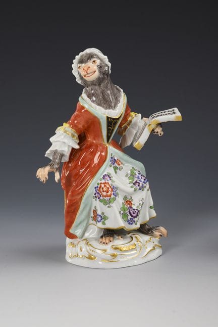 Scimmia cantante. Meissen.  
 

 Marchio a forma d