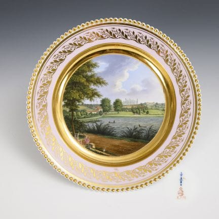 Piatto panoramico in stile Biedermeier “Seeberg pr