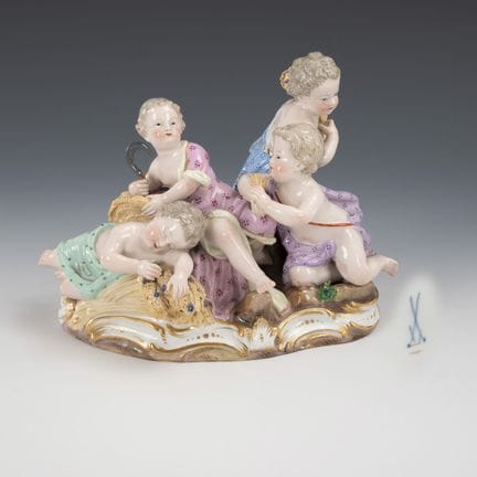 Allegoria: “L’estate”. Meissen.  
 

 Spade con po