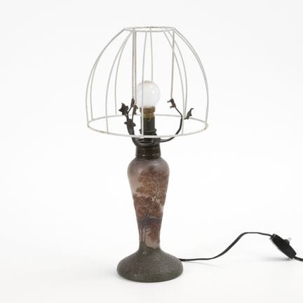 Lampe Art nouveau. Legras &amp; Cie.  
 

 Verreri