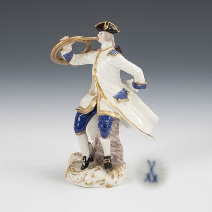 Corno da caccia. Meissen.  
 

 Marchio “Schwerter