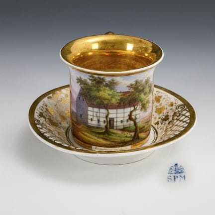 Tazza con illustrazione “In ricordo di Stolpe”. Sc