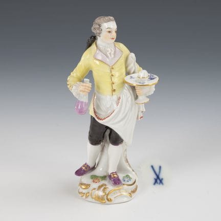 Venditore di limonata. Meissen.  
 

 Marchio a fo