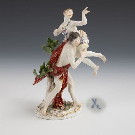 Il ratto delle Sabine. Meissen.  
 

 Francobollo 