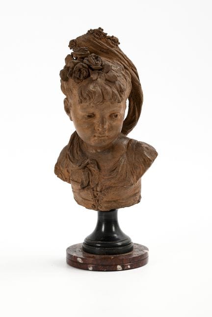 ROUSSEAU,  E  
 

 
Busto di bambina 
 

 Terracot