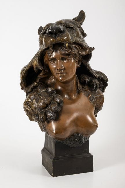 Büste "Chriemhilde". Wiener Manufaktur Friedrich G