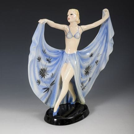 Figura: ballerina. Keramos, ceramica artistica vie