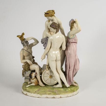 Gruppo di figure mitologiche. Ernst Wahliss, Vienn