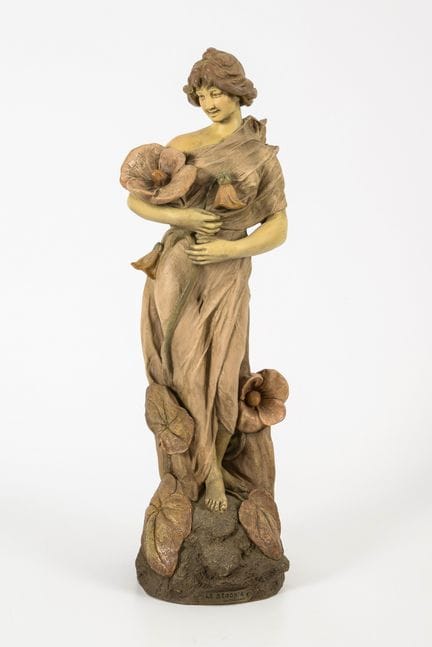 Figur "Le Bégonia". Louis Alphonse Hanne Manufactu