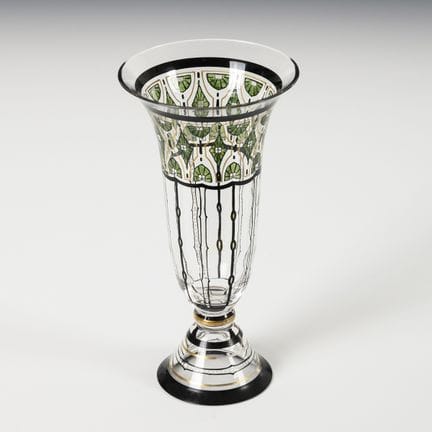 Vaso da tavolo in stile Art Déco. Josephinenhütte.