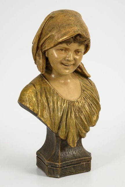 Büste "Annita". Wiener Manufaktur Friedrich Goldsc