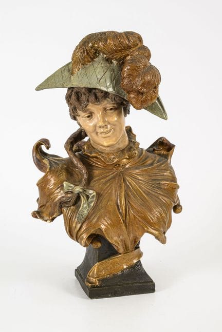 Busto “Pierrette”. Manifattura viennese Friedrich 
